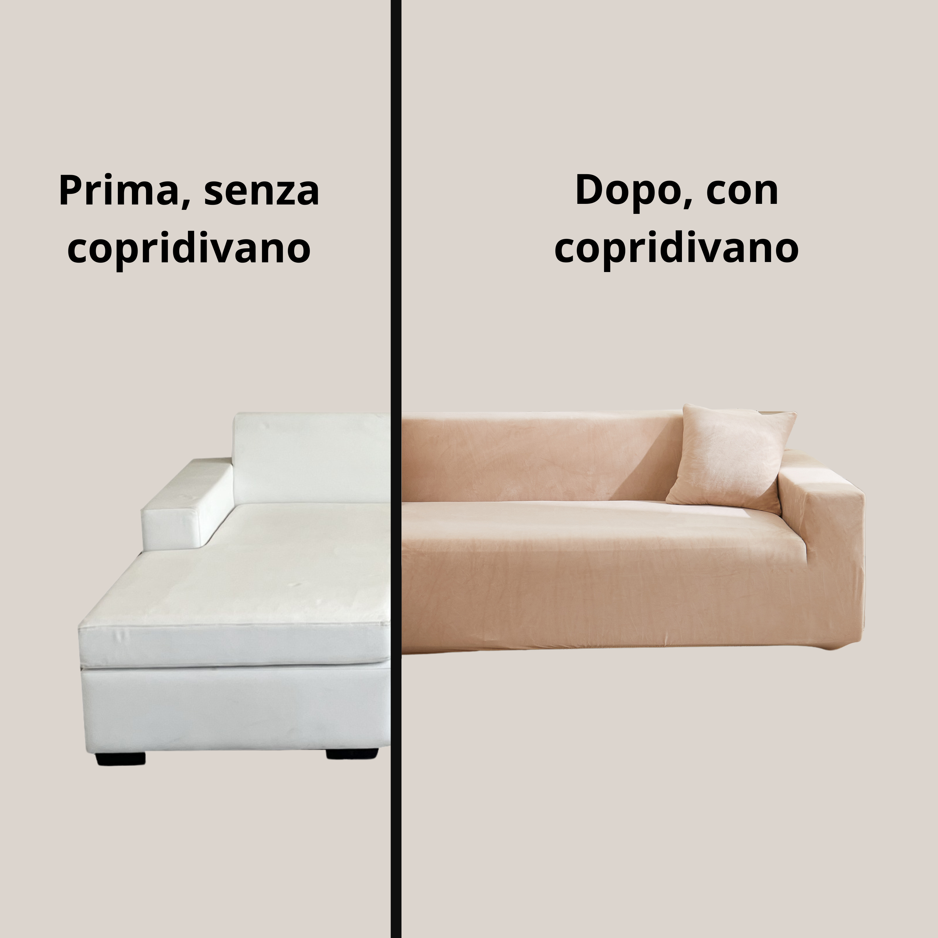 Copridivano Universale Completa | Eleganza, Protezione e Comfort in 1 Minuto